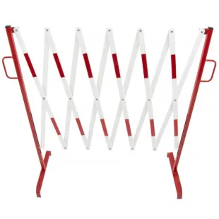 Bariera harmonijkowa nożycowa | zapora drogowa rozsuwana